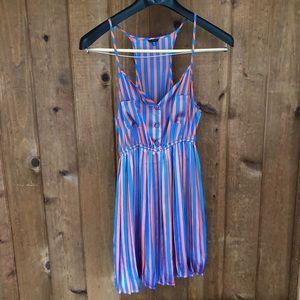 (Love H8) Racerback Stripped Dress